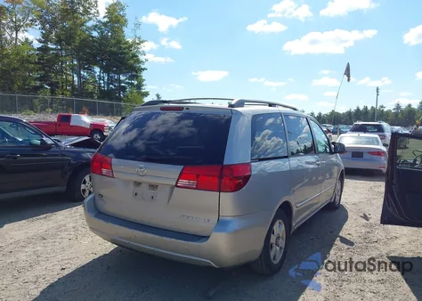 2005 Toyota Sienna Le из США, поврежденный, VIN 5TDZA23C05S350304
